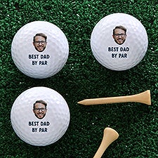 Photo Face Cutout Personalized Golf Ball Set - 50299