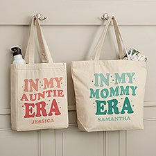 For Her Era Personalized Canvas Tote Bags - 50398