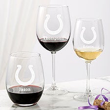 NFL Indianapolis Colts Wine Glass Collection - 50463