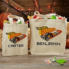 Hot Wheels Personalized Halloween Canvas Tote Bags  - 50507