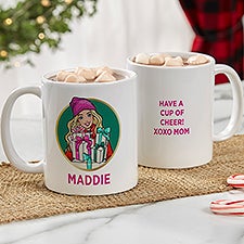 Barbie Holiday Personalized Coffee Mugs  - 50512