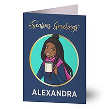 Barbie™ Personalized Holiday Greeting Card - 50513