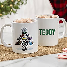 Hot Wheels™ Holiday Personalized Ceramic Mug  - 50519