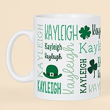 Clover Repeating Name Personalized 30 oz. Oversized Coffee Mug - 50679