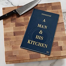 A Man  His Kitchen Personalized Book - 50701D