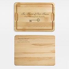 Personalized Logo Hardwood Cutting Board 12 x 17 - 50770