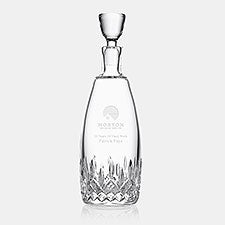 Custom Retirement Logo Waterford Lismore Decanter - 51276