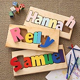 Personalized Wooden Name Puzzle Board - 5127D