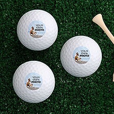 Your Own Photo Personalized Photo Golf Ball Set of 3 - 51443