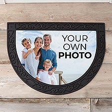 Your Own Photo Personalized Half Round Doormat - 51449