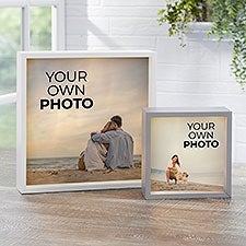 Your Own Photo Personalized LED Light Shadow Box - 51470