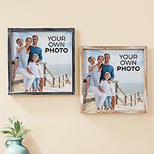 Your Own Photo Personalized Barnwood Frame Wall Art - 51483