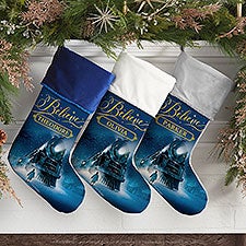 Polar Express® Personalized Christmas Stockings - 51737