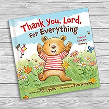 Thank You, Lord, For Everything Personalized Book - 51747D