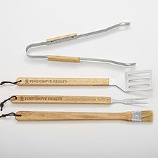 Real Estate Logo 4 Piece BBQ Set - 51751