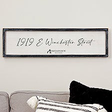 Real Estate Logo Blackwashed Frame - 51755