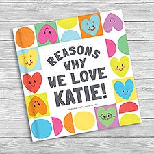 Reasons Why I Love You Personalized Book - 51763D