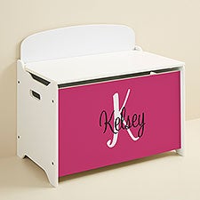 Playful Name Personalized Kids Toy Box - 51815