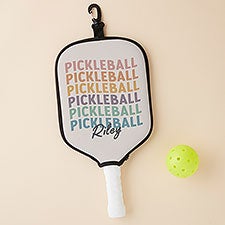 Pastel Pickleball Personalized Pickleball Paddle Cover - 51980