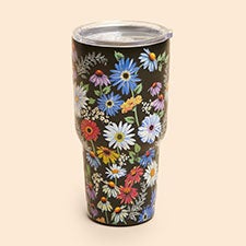 Vera Bradley Daisy Stainless Steel Large Tumbler - 52197