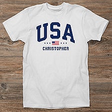 Proud American Personalized Adult Shirts - 52538