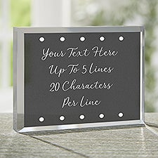 Write Your Own Message Personalized Colored Keepsake - 52545