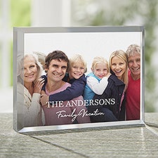 Photo and Text Personalized Colored Keepsake - 52549