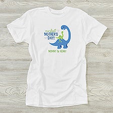 First Mothers Day Dino Personalized Ladies Shirts - 52610