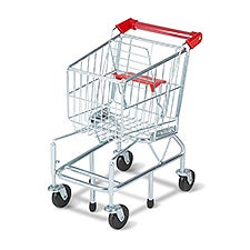 Melissa  Doug® Metal Toy Grocery Shopping Cart - 52675D