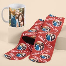 Romantic Photo Mug and Socks Gift Set - 53023