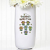 Garden of Love Personalized Ceramic Flower Vase  - 5307