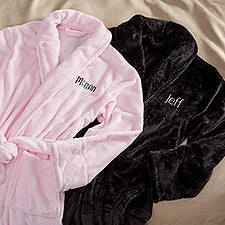 Couples Romantic Embroidered Robe Gift Set  - 53270