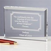 Personalized Inspirational Quotes Keepsake Gift - 5385