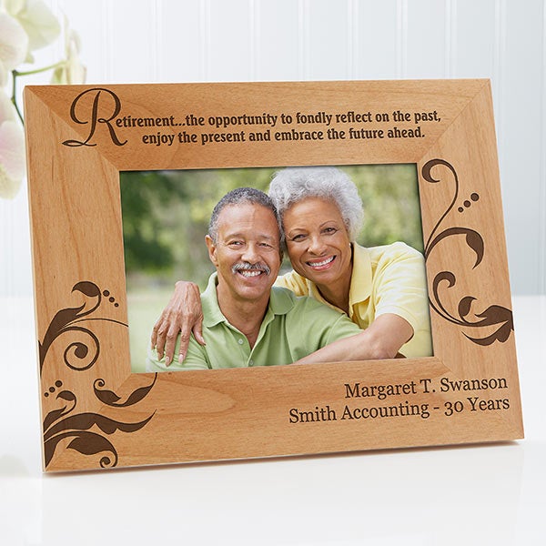 Personalized Retirement Picture Frames - 4x6