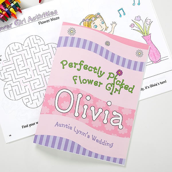 Download Personalized Flower Girl Coloring Book