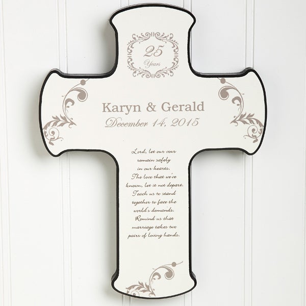 10311   Our Anniversary Blessing Personalized Cross   Cross