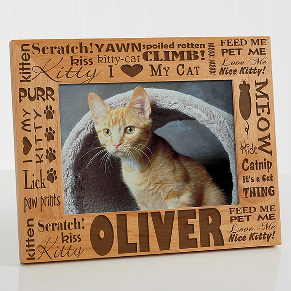 Personalized Cat Picture Frames - Good Kitty - 10717