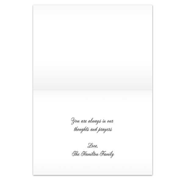 Personalized Condolence Cards - In Memory