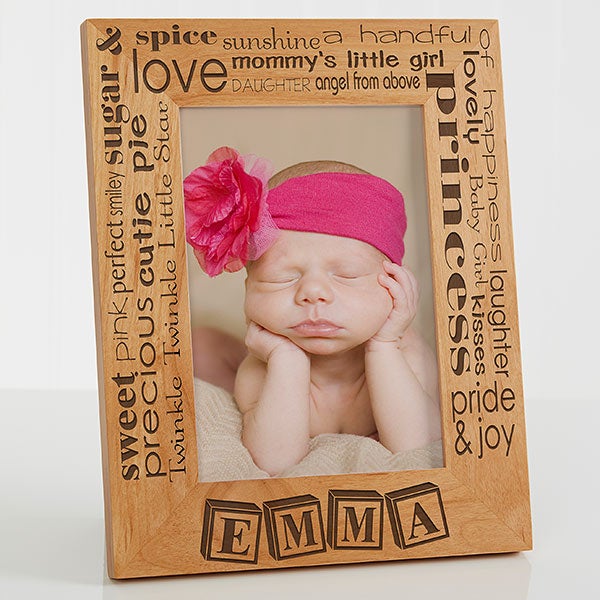 Personalized Baby Picture Frames - Pride & Joy - 10827