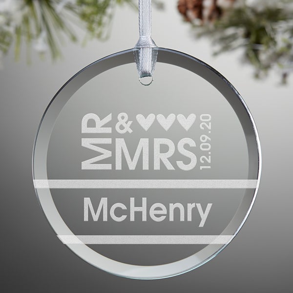 personalized glass ornaments