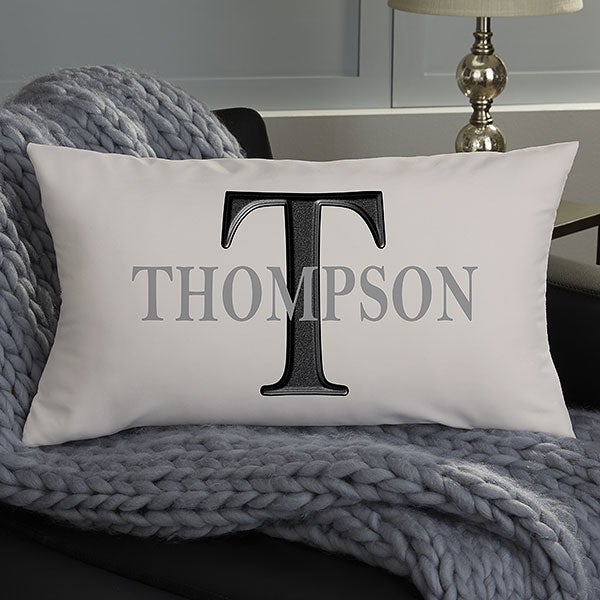 Personalized Throw Pillows - Monogram - 11113