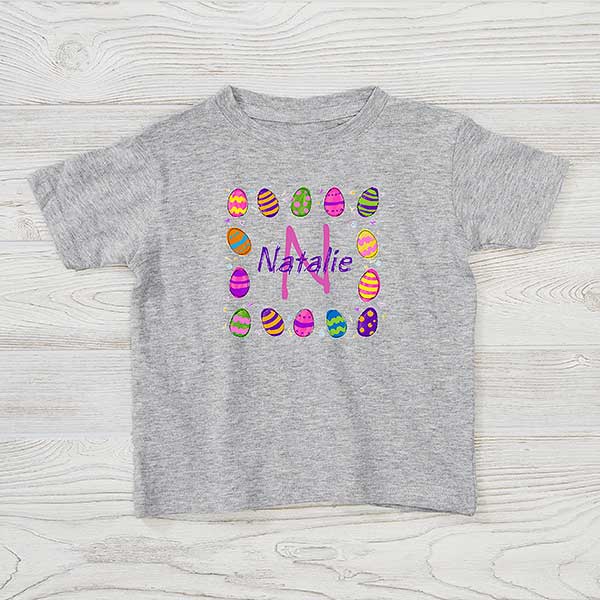 Personalized Kids Easter Clothing - Easter Eggs - 11309