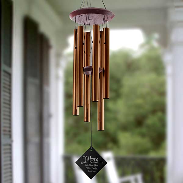 personalized wind chimes for mom