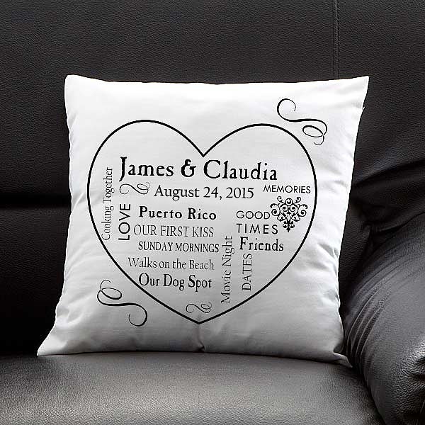 11351   Our Life Together© Personalized Keepsake Pillow 