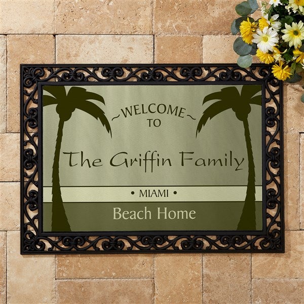 Personalized Retirement Doormat - We're Retired - 11558