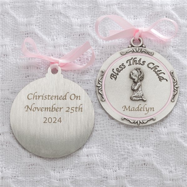 Personalized Crib Medallions - Bless This Child - 11607