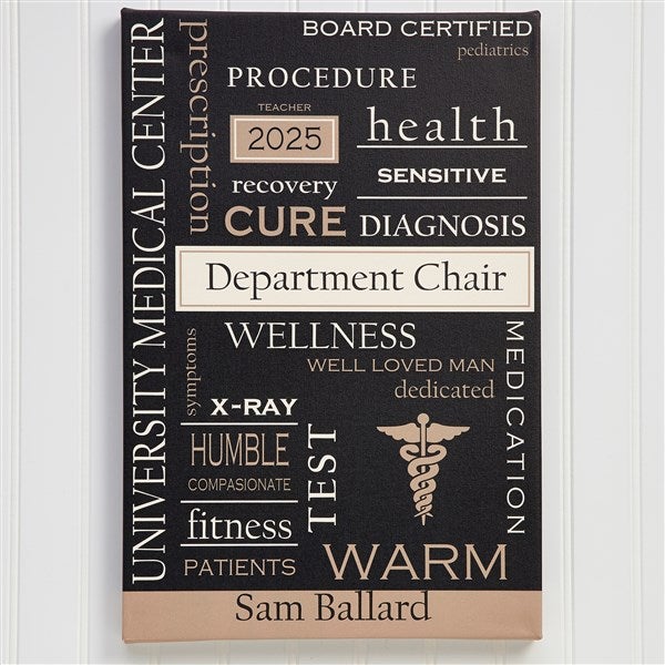 Personalized Doctor Art - Custom Word Art - 11701