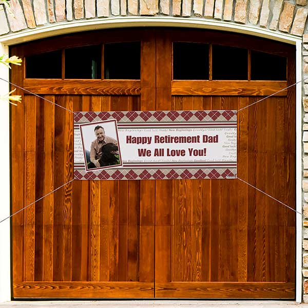 Personalized Retirement Party Banner - Happy Retirement - 11714