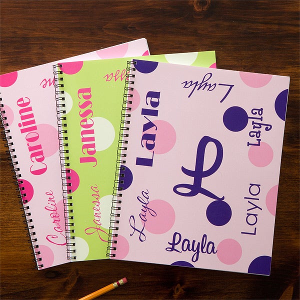 Personalized Notebooks for Girls - My Name - 11849