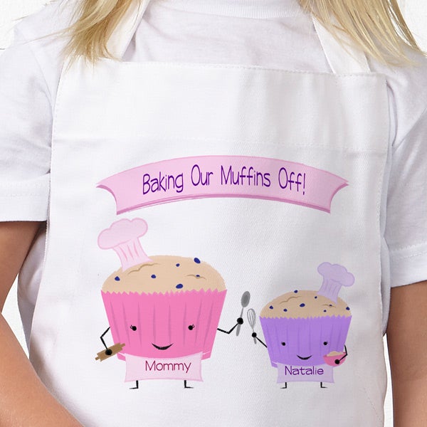 Personalized Mother & Daughter Apron Set - Baking with Mommy